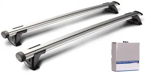 Yakima ThruBar w wersji srebrnej + KIT dopasowujący Nowość