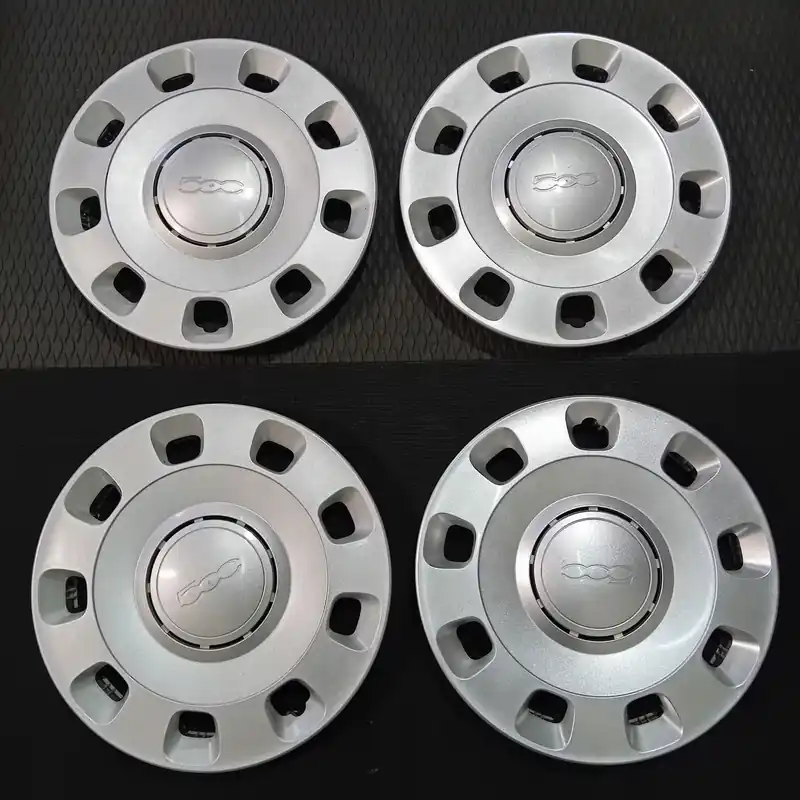 4x Kołpaki 14 Fiat 500 PA-ABS-GF15 (K3079A) Bezpieczne zakupy