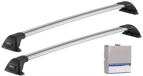 Bestseller Yakima FlushBar w wersji srebrnej + KIT dopasowujący