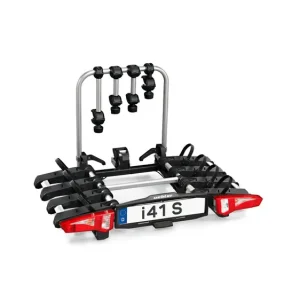 Wyjątkowa oferta Uebler i41S bagażnik rowerowy na hak 4 rowery 90°, 60kg.