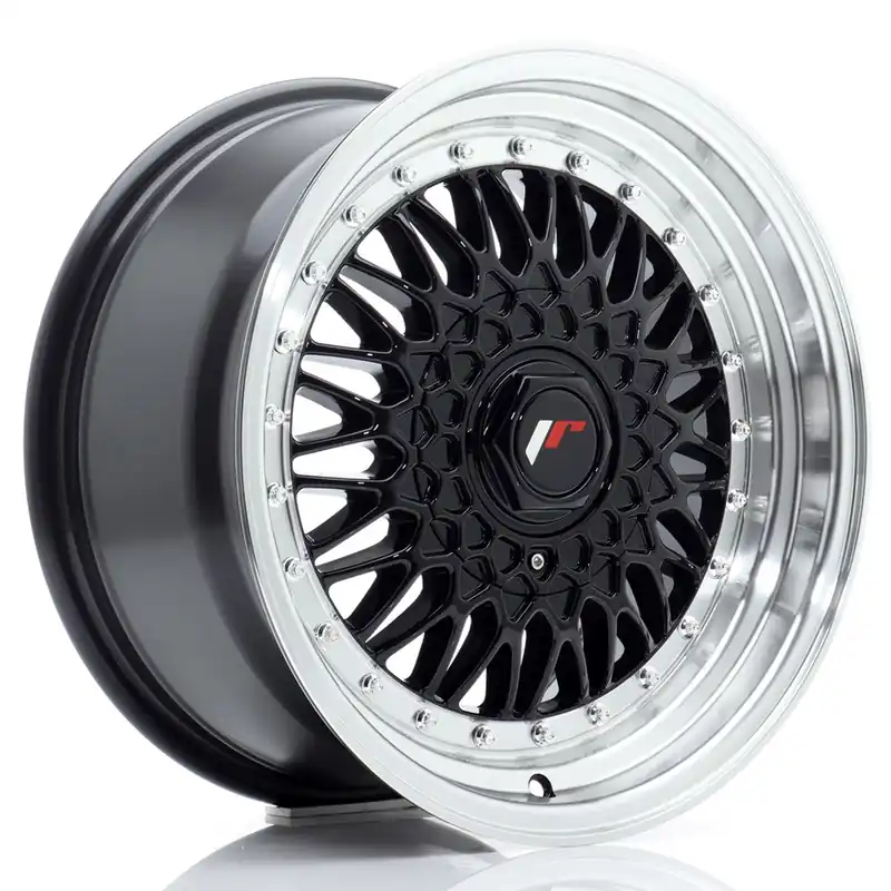 Tylko do końca tygodnia JR Wheels JR9 16x8 ET25 4x100/108 Gloss Black w/Machined Lip