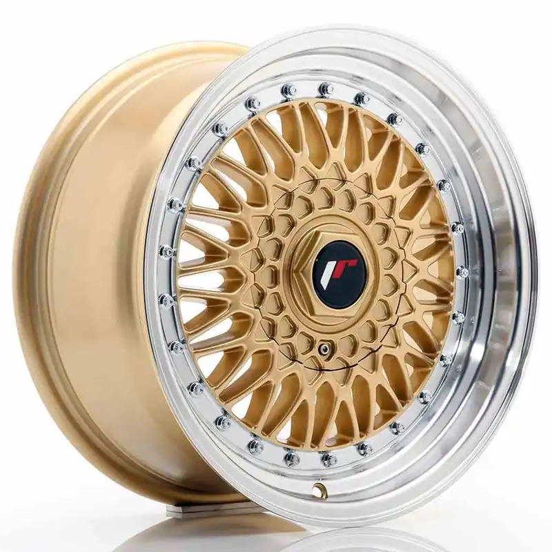 Bezpieczne zakupy JR Wheels JR9 16x7,5 ET25 4x100/108 Gold w/Machined Lip