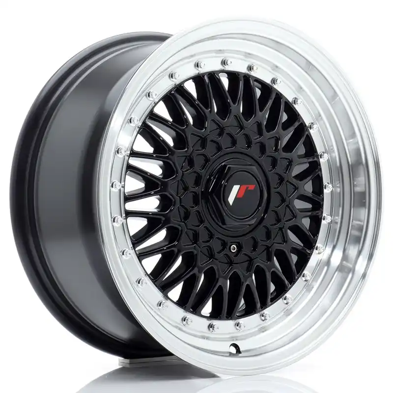 Bezpieczne zakupy JR Wheels JR9 16x7,5 ET25 4x100/108 Gloss Black w/Machined Lip