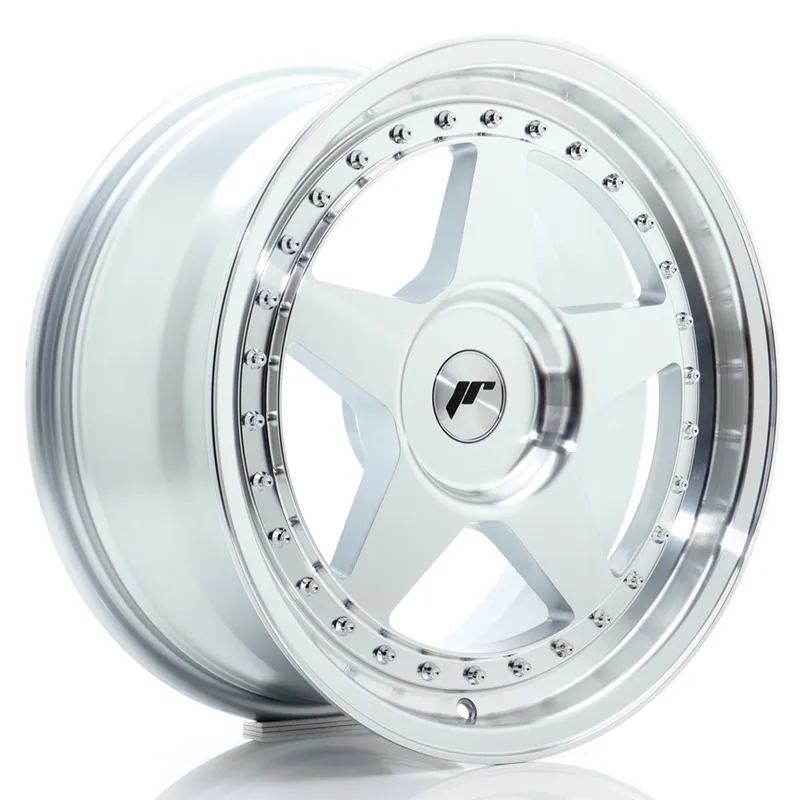 Tylko dziś JR Wheels JR6 17x8 ET20-35 BLANK Silver Machined Face