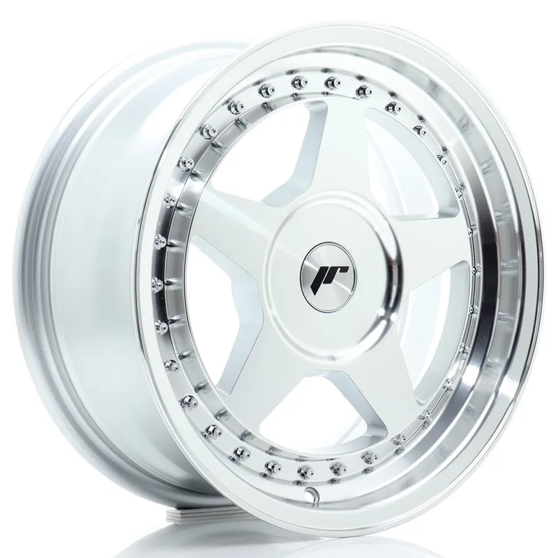 Szybka wysyłka JR Wheels JR6 16x7 ET20-35 BLANK Silver Machined Face