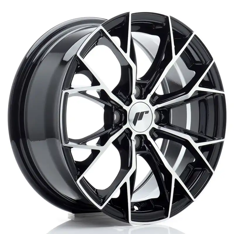 Hit cenowy JR Wheels JR49 17x8 ET20-40 4H BLANK Gloss Black Machined Face