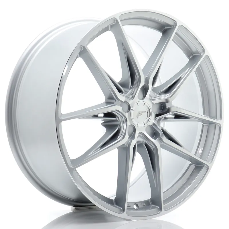 Wysoka jakość JR Wheels JR44 20x9,5 ET20-57 5H BLANK Silver w/ Machined Face