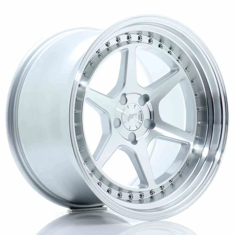 Wyjątkowa oferta JR Wheels JR43 18x10,5 ET15-22 5H BLANK Silver w/Machined Face
