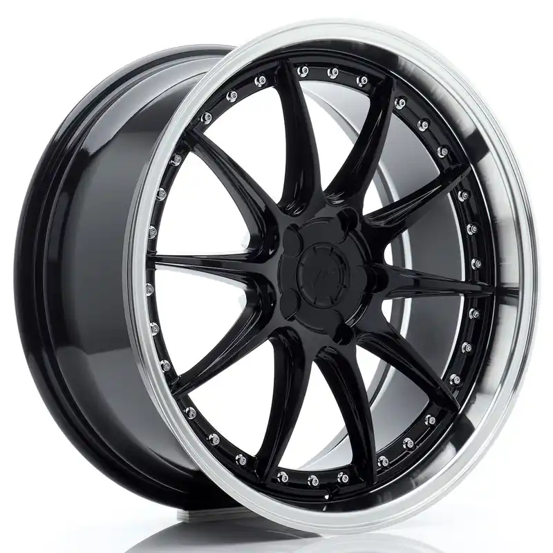 Bestseller JR Wheels JR41 19x8,5 ET15-35 5H BLANK Gloss Black w/ Machined Lip