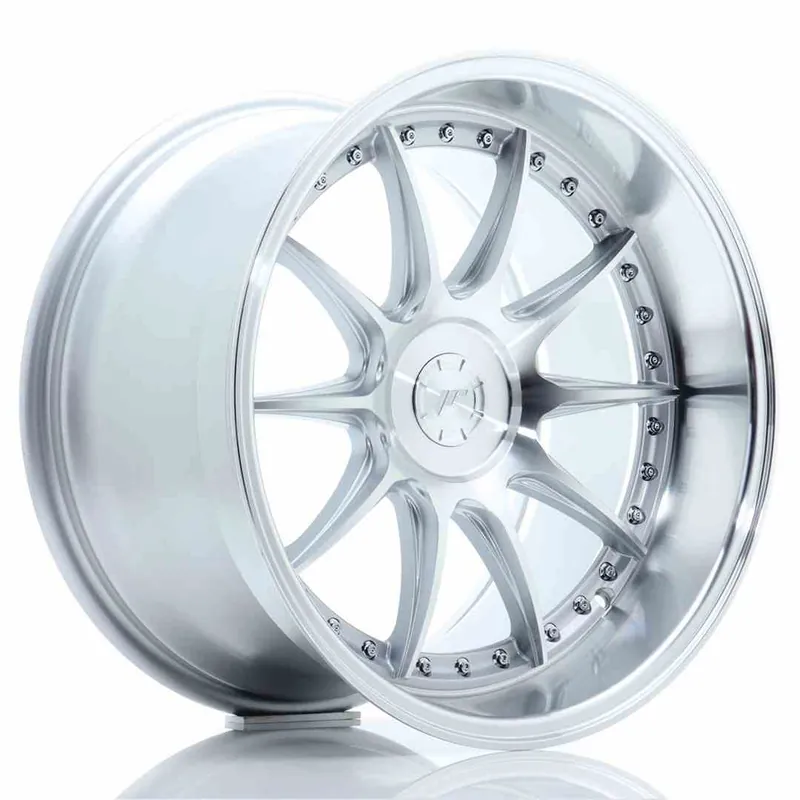 Ekspresowa dostawa JR Wheels JR41 18x10,5 ET15-25 5H BLANK Silver Machined Face