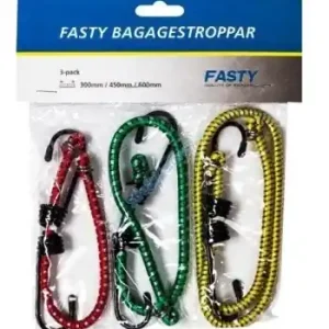 Zniżka Paski elastyczne do mocowania bagażu Fasty 0312, mix 3 szt