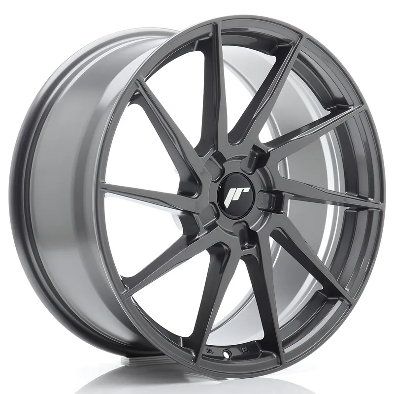 Darmowy zwrot JR Wheels JR36 19x8 ET20-40 5H BLANK Hyper Gray