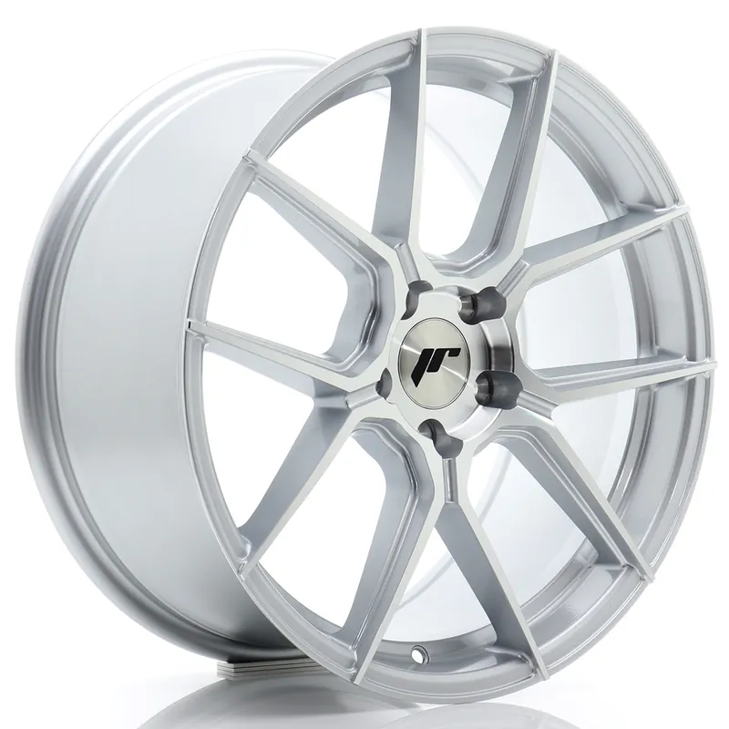 Dostępne od ręki JR Wheels JR30 18x8,5 ET45 5x112 Silver Machined Face