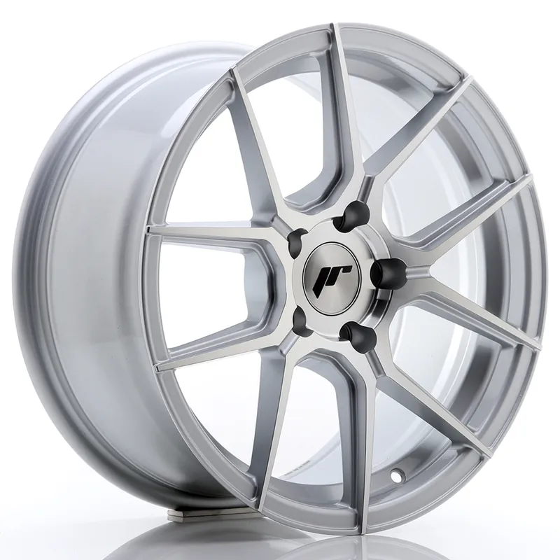 Darmowa dostawa JR Wheels JR30 17x8 ET20-40 BLANK Silver Machined Face