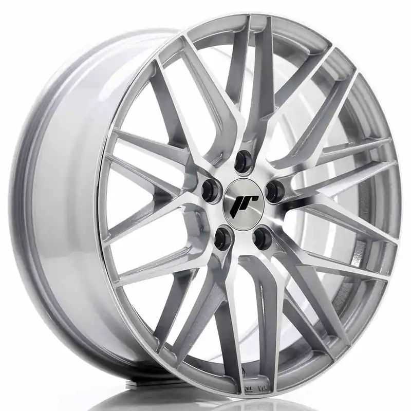 Dostępne od ręki JR Wheels JR28 18x7,5 ET40 5x112 Silver Machined Face