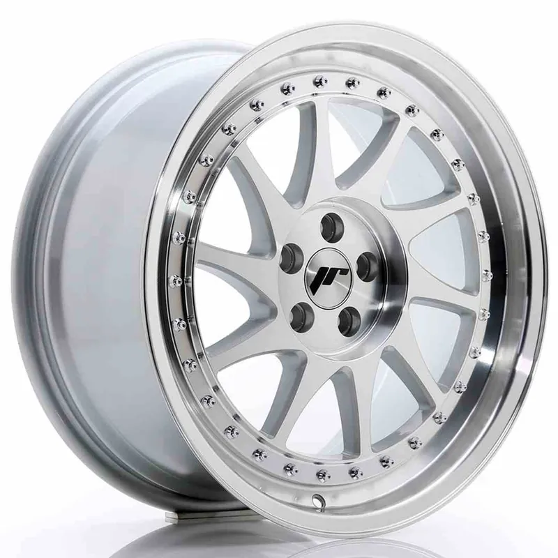 Do wyczerpania zapasów JR Wheels JR26 18x8,5 ET35 5x100 Silver Machined Face