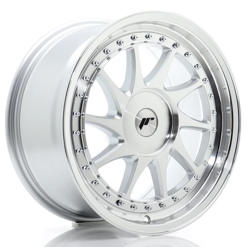Cena promocyjna JR Wheels JR26 17x8 ET20-35 BLANK Silver Machined Face
