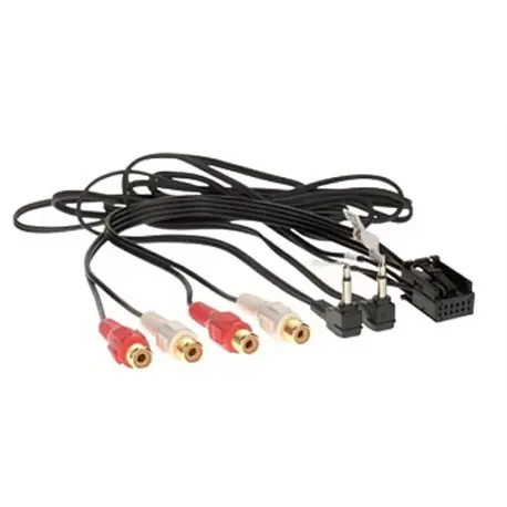 ADAPTER CZARNA MINI-FAKRA- -4xRCA+2xJACK 3,5 MONO"ACV" Darmowa dostawa