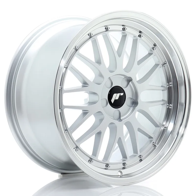 Bezpieczna płatność JR Wheels JR23 19x10 ET20-51 5H BLANK Hyper Silver w/Machined Lip