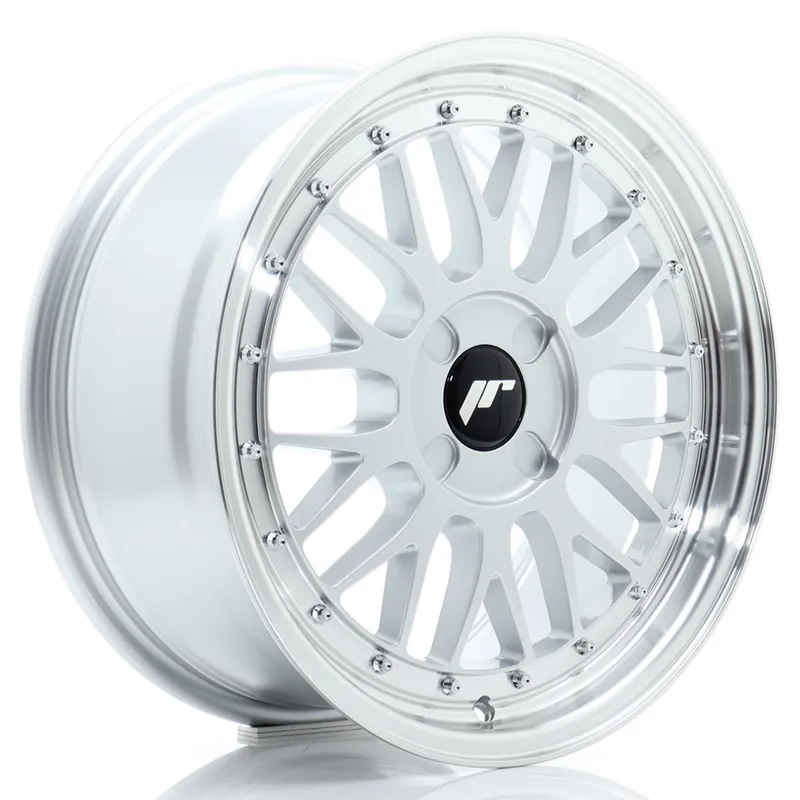 Zniżka JR Wheels JR23 17x7,5 ET20-40 4H BLANK Hyper Silver w/Machined Lip