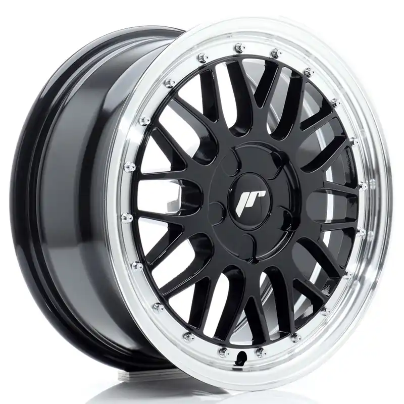 Darmowa dostawa JR Wheels JR23 16x7 ET20-45 5H BLANK Gloss Black w/Machined Lip