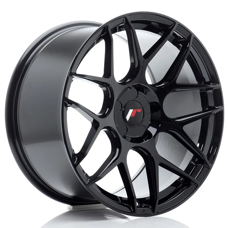 Darmowy zwrot JR Wheels JR18 18x9,5 ET20-43 5H BLANK Gloss Black