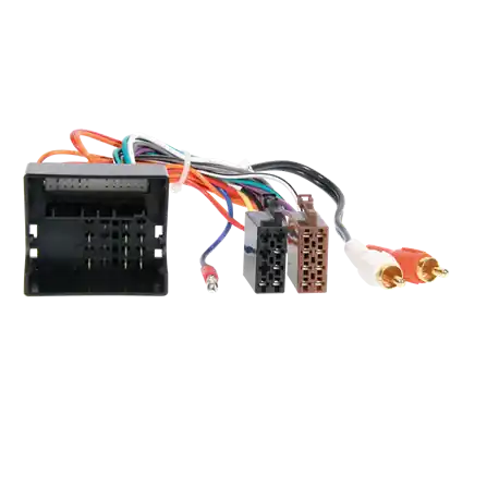 ZŁĄCZE ISO AUDI SEAT SKODA VW 2006- -ISO+RCA DO FABRYCZNYCH WZMACNIACZY Tani