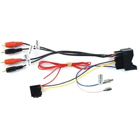 ZŁĄCZE ISO AUDI SEAT SKODA VW 2006- -ISO+RCA DO FABRYCZNYCH WZMACNIACZY "BOSE" Okazja