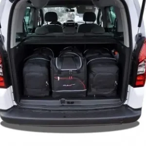 Zestaw dedykowanych toreb samochodowych do CITROEN BERLINGO II 2008->2018 Bezpieczne zakupy