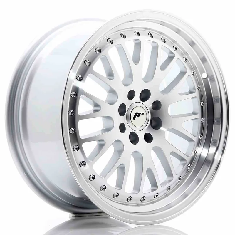 JR Wheels JR10 17x8 ET35 4x100/114 Silver Machined Face Łatwy zwrot