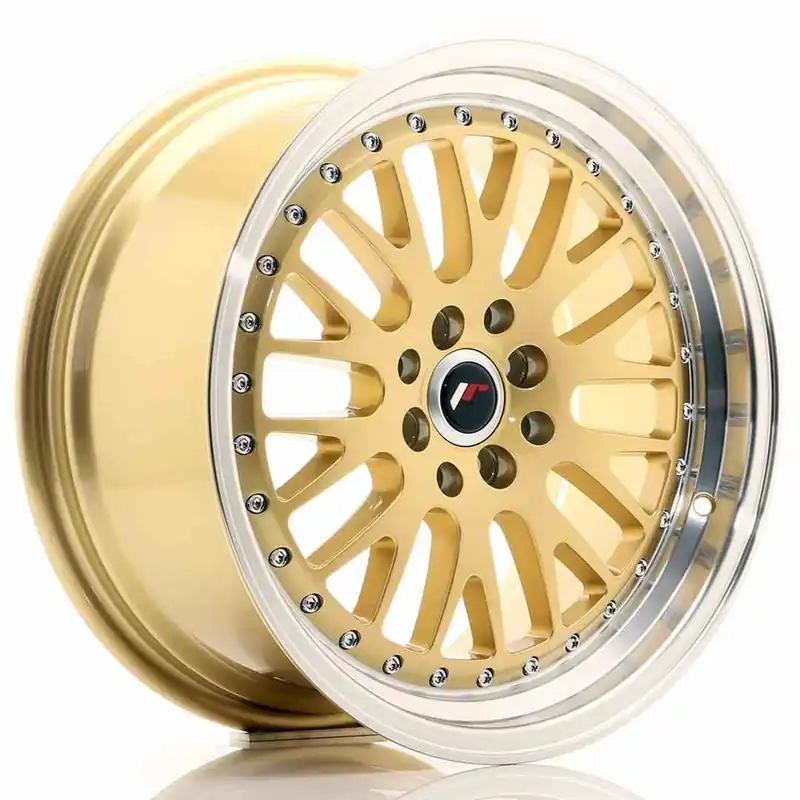 JR Wheels JR10 17x8 ET35 4x100/114 Gold w/Machined Lip Nie przegap