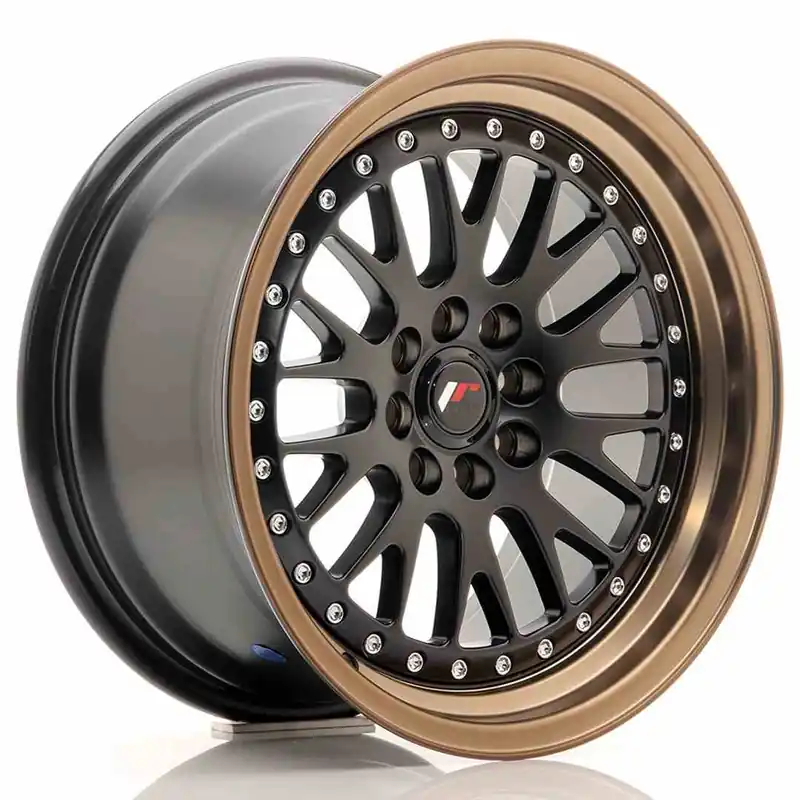 Zamów dziś JR Wheels JR10 16x8 ET20 4x100/108 Matt Black w/Bronze Lip