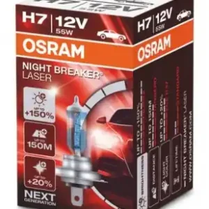 Żarówka OSRAM Night Breaker Laser +150% H7 12V 55W (1 szt.) Cena promocyjna