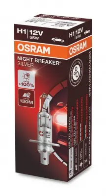 Żarówka OSRAM Night Breaker Silver +100% H1 12V 55W (1 szt.) Tylko dziś