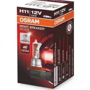 Wyprzedaż Żarówka OSRAM Night Breaker Silver +100% H11 12V 55W (1 szt.)