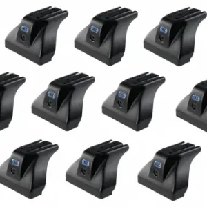 Wyjątkowa oferta Cruz stopy montażowe 934-706, 10 szt. + 2 podpory