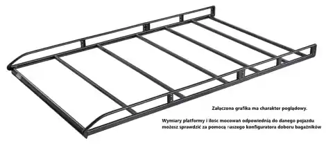 Ostatnia szansa Cruz platforma bagażowa Evo Rack Module 280x140 E28-140 910-452