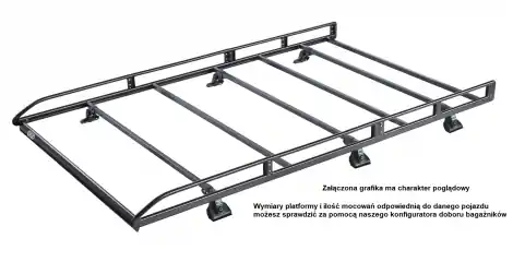 Bestseller Cruz platforma bagażowa Evo Rack Module 320x140 910-552 z mocowaniami do dachu 934-624