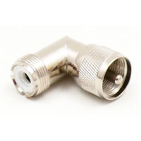 ZŁĄCZKA CB KĄTOWA RA-07 (UHF-306) UHF GNIAZDO - UHF WTYK Dostępne od ręki