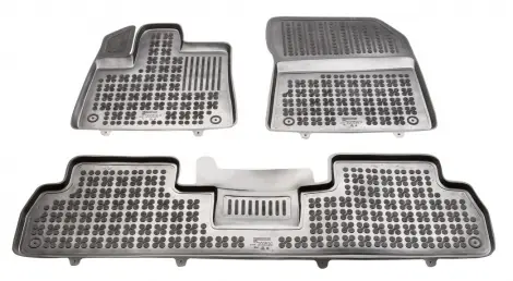 Dywaniki Gumowe Citroen Berlingo Multispace wersja 5 osobowa (2018-), korytka, REZAW-PLAST Rabat