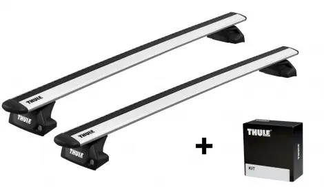 Wybór klientów THULE stopy EVO 7106 + belki WingBar Evo + KIT dopasowujący