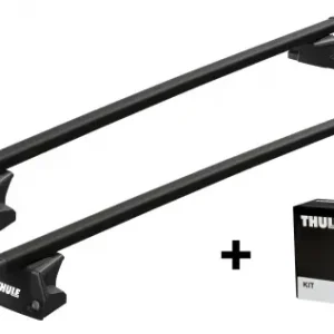 Łatwy zwrot THULE stopy EVO 7106 + belki stalowe + KIT dopasowujący