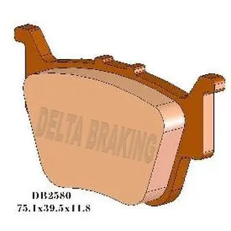 Do wyczerpania zapasów Klocki hamulcowe tył Honda TRX450R 650 680 DB2580OR-D