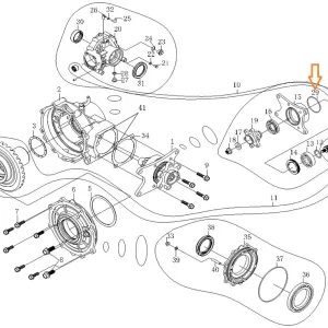Obniżka ceny O Ring dyferencjału oem CFMOTO 0180-331004