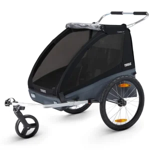 Wysoka jakość Thule Coaster XT bike trailer+Stroll Black przyczepka rowerowa - powystawowa