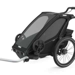 Oferta limitowana Thule Chariot Sport pojedyncza przyczepka rowerowa MidnBlack