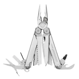 Wyjątkowa oferta Leatherman WAVE PLUS Multitool 18 narzędzi stal nierdzewna