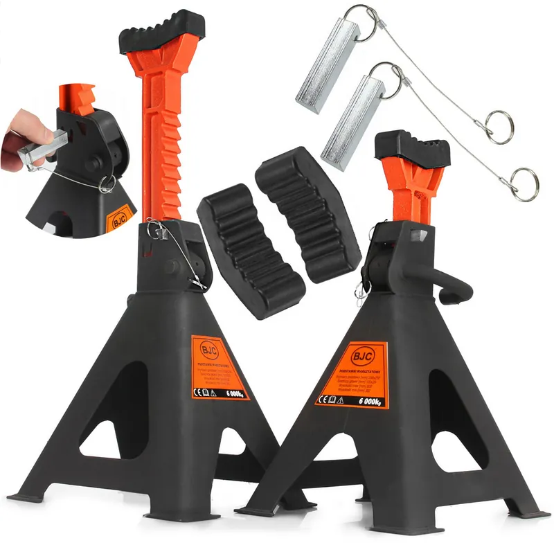 2x kobyłki 6T samochodowe podstawki podpory warsztatowe do podnośnika żaba BJC Najlepsza cena