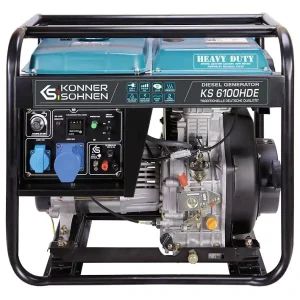 Wyprzedaż Agregat generator prądu diesel KS6100HDE (euro V) 5500w Könner & Söhnen KS