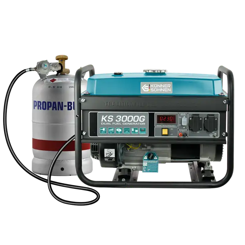 Agregat prądotwórczy benzyna gaz KS 3000G Könner & Söhnen Dostępne od ręki